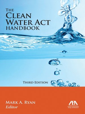 cover image of The Clean Water Act Handbook